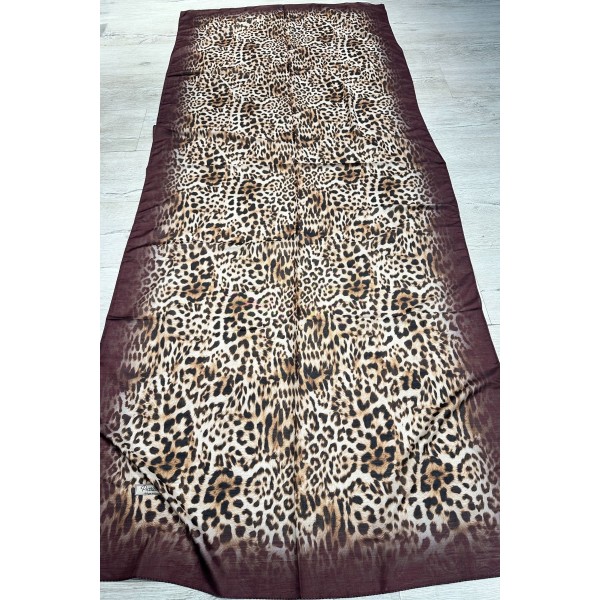 Dijital Soft Leopar Şal 0004